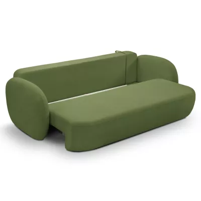 Rozkládací dvousedák s úložným prostorem COBOURG - zelený