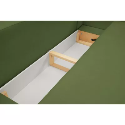 Rozkládací dvousedák s úložným prostorem COBOURG - zelený