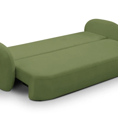 Rozkládací dvousedák s úložným prostorem COBOURG - zelený