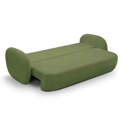 Rozkládací dvousedák s úložným prostorem COBOURG - zelený