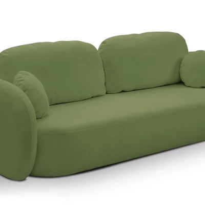 Rozkládací dvousedák s úložným prostorem COBOURG - zelený