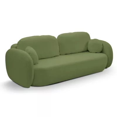 Rozkládací dvousedák s úložným prostorem COBOURG - zelený