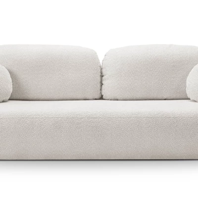 Rozkládací dvousedák s úložným prostorem COBOURG - světlý šedý 1