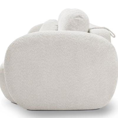 Rozkládací dvousedák s úložným prostorem COBOURG - světlý šedý 1