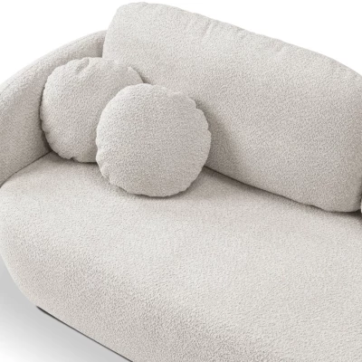 Rozkládací dvousedák s úložným prostorem COBOURG - světlý šedý 1