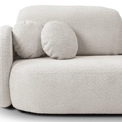 Rozkládací dvousedák s úložným prostorem COBOURG - světlý šedý 1