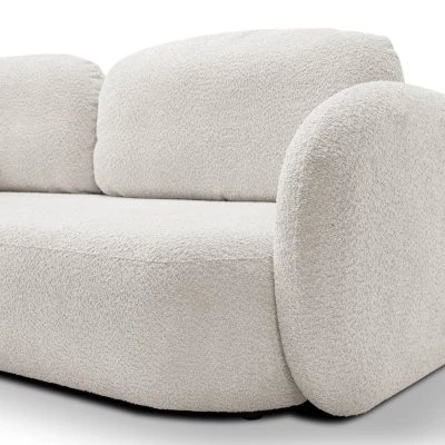 Rozkládací dvousedák s úložným prostorem COBOURG - světlý šedý 1