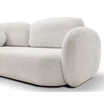 Rozkládací dvousedák s úložným prostorem COBOURG - světlý šedý 1