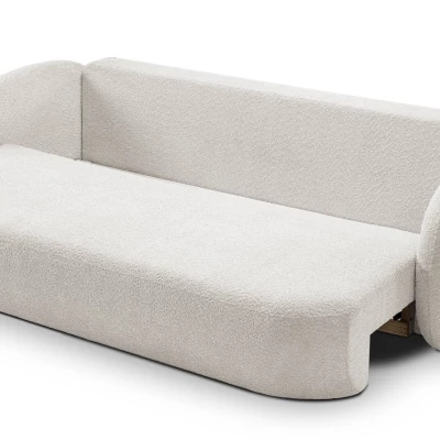 Rozkládací dvousedák s úložným prostorem COBOURG - světlý šedý 1