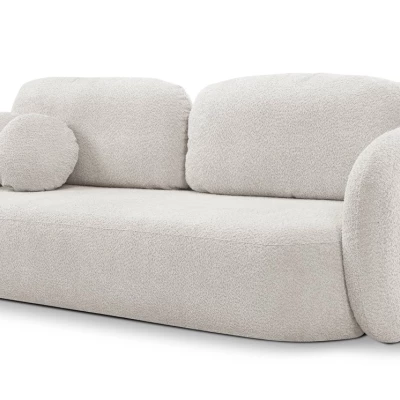 Rozkládací dvousedák s úložným prostorem COBOURG - světlý šedý 1