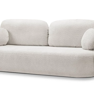 Rozkládací dvousedák s úložným prostorem COBOURG - světlý šedý 1