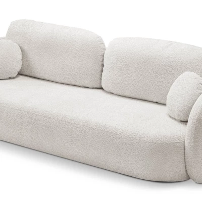 Rozkládací dvousedák s úložným prostorem COBOURG - světlý šedý 1