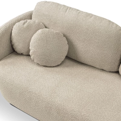 Rozkládací dvousedák s úložným prostorem COBOURG - světlý béžový