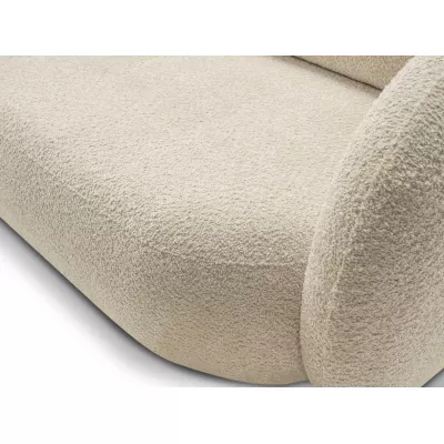 Rozkládací dvousedák s úložným prostorem COBOURG - světlý béžový