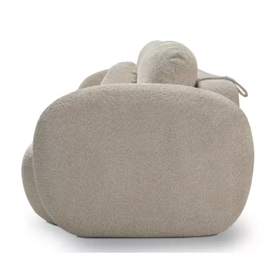 Rozkládací dvousedák s úložným prostorem COBOURG - béžový