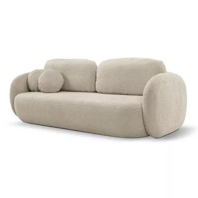 Rozkládací dvousedák s úložným prostorem COBOURG - světlý béžový