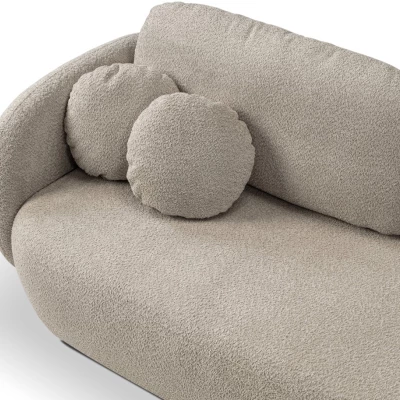 Rozkládací dvousedák s úložným prostorem COBOURG - béžový