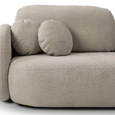 Rozkládací dvousedák s úložným prostorem COBOURG - béžový