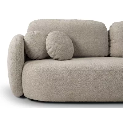 Rozkládací dvousedák s úložným prostorem COBOURG - béžový