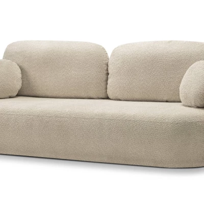 Rozkládací dvousedák s úložným prostorem COBOURG - světlý béžový