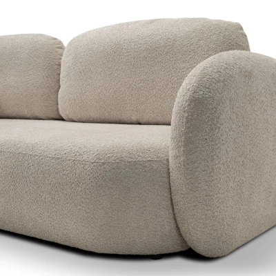 Rozkládací dvousedák s úložným prostorem COBOURG - béžový