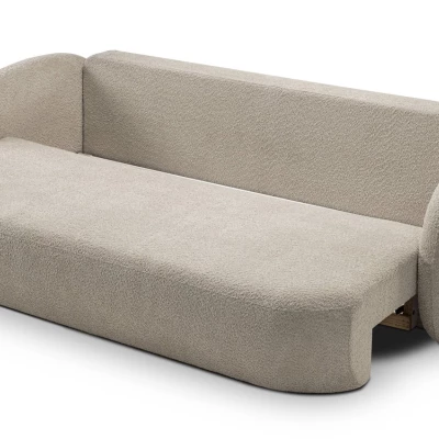 Rozkládací dvousedák s úložným prostorem COBOURG - béžový