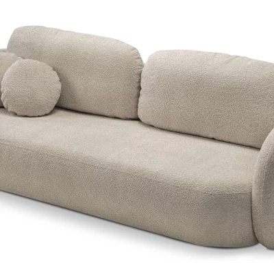 Rozkládací dvousedák s úložným prostorem COBOURG - béžový