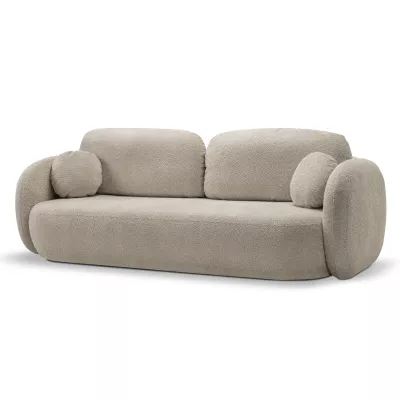 Rozkládací dvousedák s úložným prostorem COBOURG - béžový