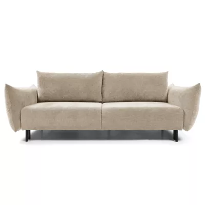 Rozkládací pohovka s úložným prostorem BANFF - béžová