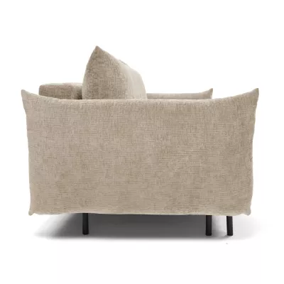 Rozkládací pohovka s úložným prostorem BANFF - béžová