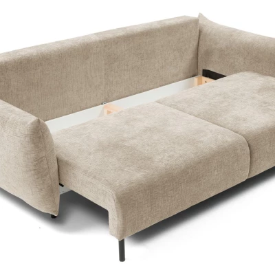 Rozkládací pohovka s úložným prostorem BANFF - béžová