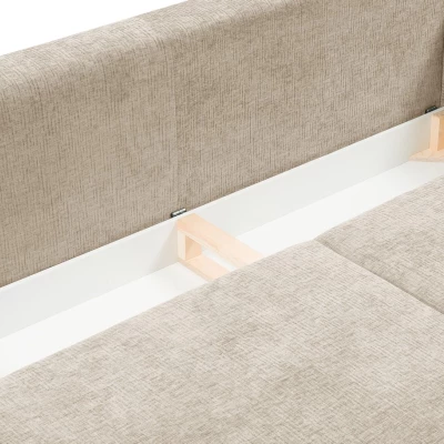 Rozkládací pohovka s úložným prostorem BANFF - béžová