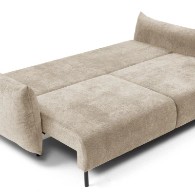 Rozkládací pohovka s úložným prostorem BANFF - béžová