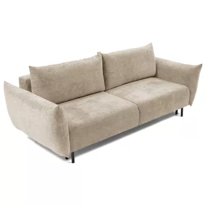 Rozkládací pohovka s úložným prostorem BANFF - béžová