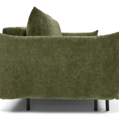 Rozkládací pohovka s úložným prostorem BANFF - olivová