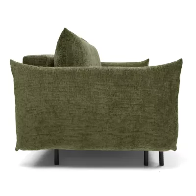 Rozkládací pohovka s úložným prostorem BANFF - olivová