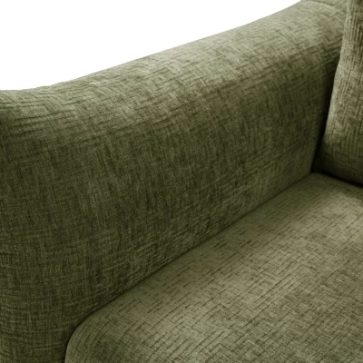 Rozkládací pohovka s úložným prostorem BANFF - olivová