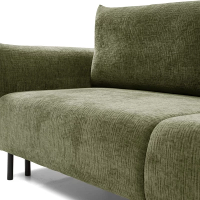 Rozkládací pohovka s úložným prostorem BANFF - olivová