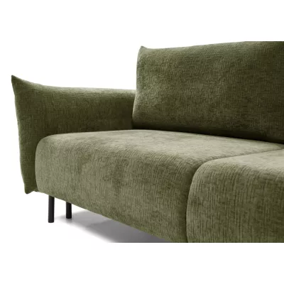 Rozkládací pohovka s úložným prostorem BANFF - olivová