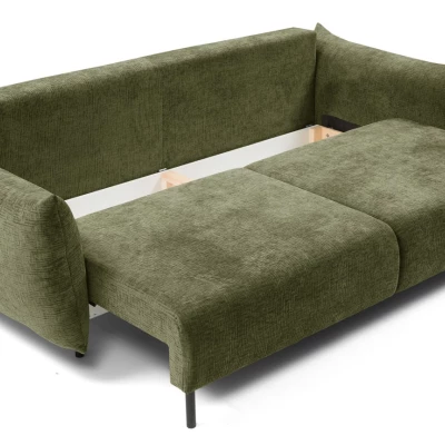 Rozkládací pohovka s úložným prostorem BANFF - olivová