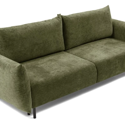 Rozkládací pohovka s úložným prostorem BANFF - olivová