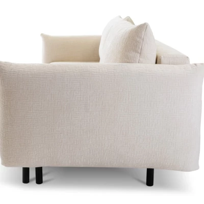 Rozkládací pohovka s úložným prostorem BANFF - světlá béžová