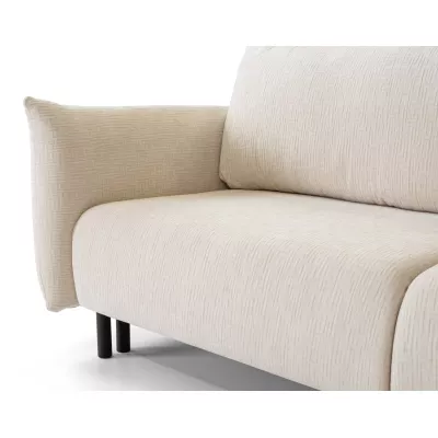 Rozkládací pohovka s úložným prostorem BANFF - světlá béžová