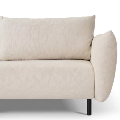 Rozkládací pohovka s úložným prostorem BANFF - světlá béžová