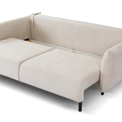 Rozkládací pohovka s úložným prostorem BANFF - světlá béžová