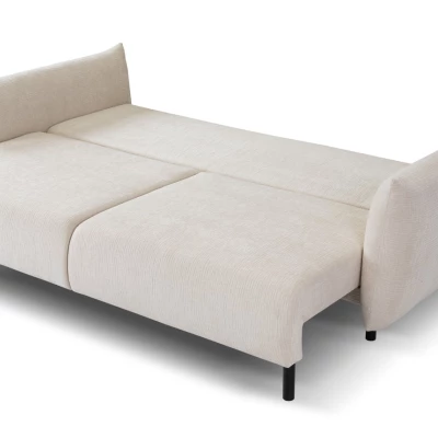 Rozkládací pohovka s úložným prostorem BANFF - světlá béžová