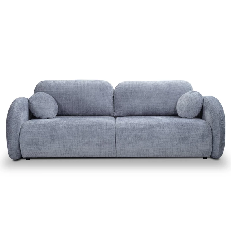 Rozkládací dvoumístná pohovka BARRIE - blankytná