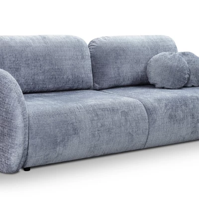 Rozkládací dvoumístná pohovka BARRIE - blankytná