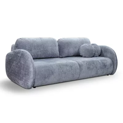 Rozkládací dvoumístná pohovka BARRIE - blankytná