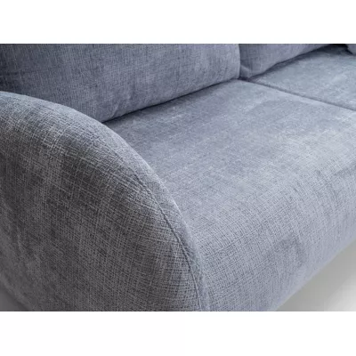 Rozkládací dvoumístná pohovka BARRIE - blankytná